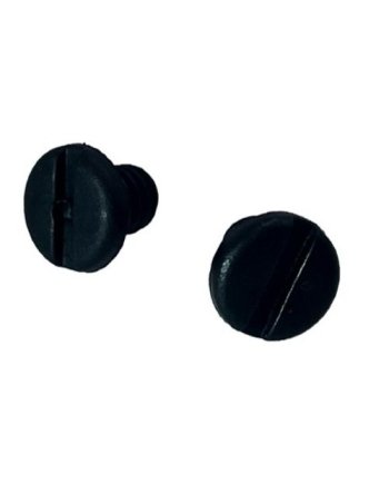 Plastic screw for shield base